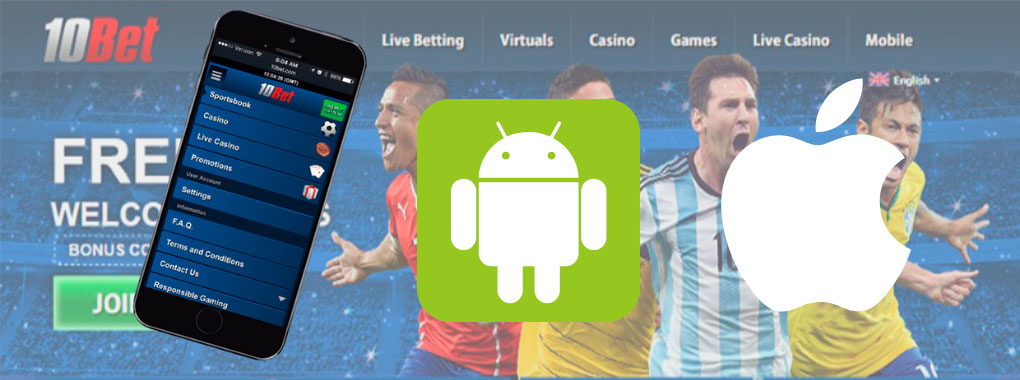 10Bet App for iOS and Android