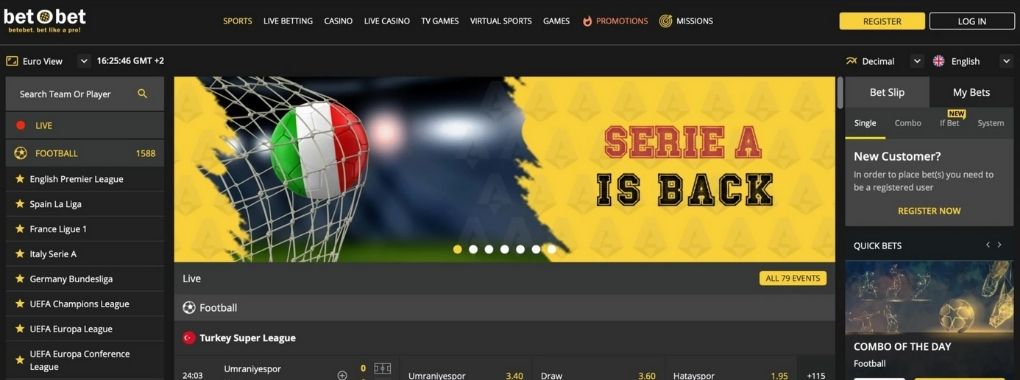 Look at Betobet India betting website key features