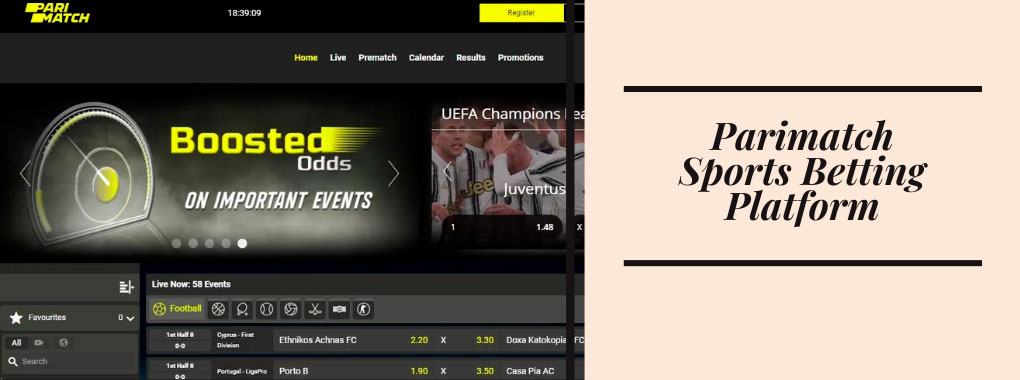 Parimatch sports betting site